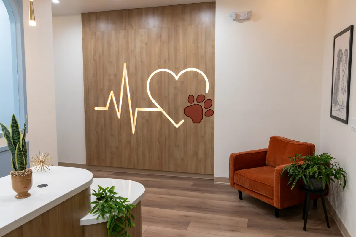 The UrgentPaws Thousand Oaks lobby